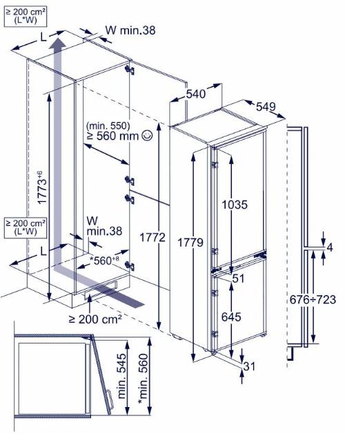 Electrolux KND5FE18S frigorifero
