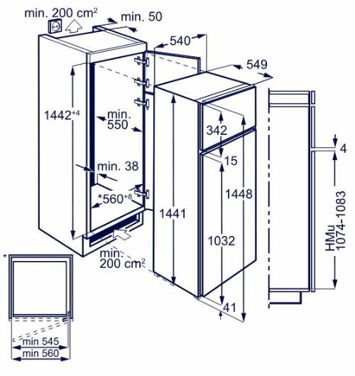 Electrolux KTS5LE14T frigorifero