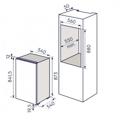 Electrolux KRB2AE88S frigorifero