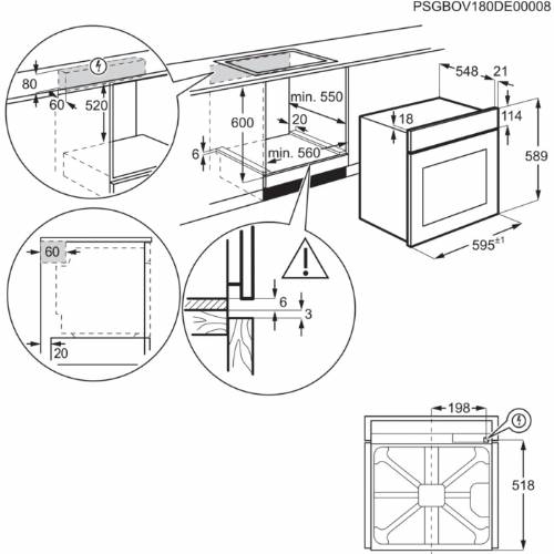 Electrolux KOIHH00K forno