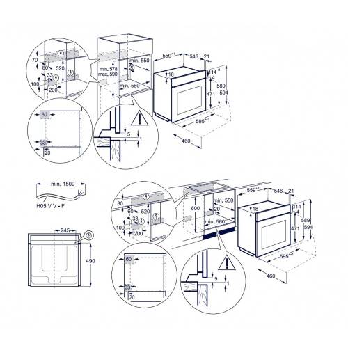 Electrolux KOBBS39WX forno