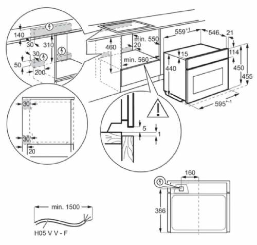 Electrolux KVMBE08X forno
