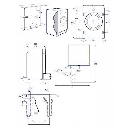 Electrolux EW7W674BI lavasciuga