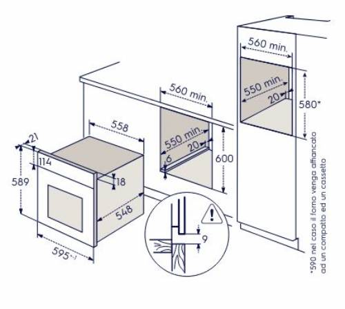 Electrolux KOFEH64X forno
