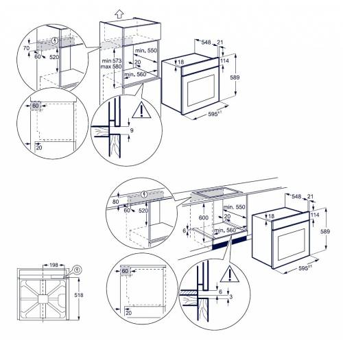Electrolux KOCDH76X forno