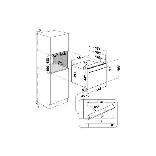 Whirlpool W9I MW261 microonde