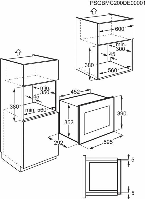 Electrolux MO318GXE microonde