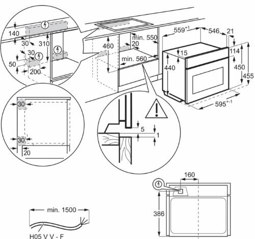 Electrolux KVLAE00WT forno