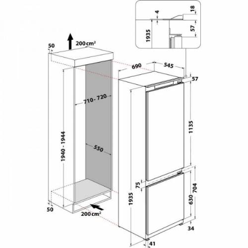 Hotpoint BCB4020E frigorifero