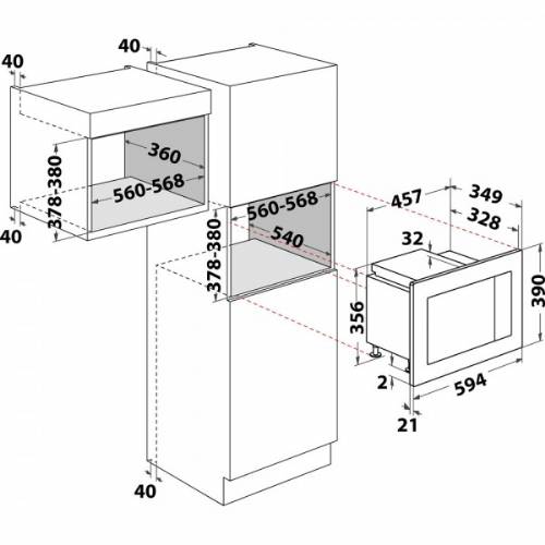 Indesit MWI 120 SX microonde