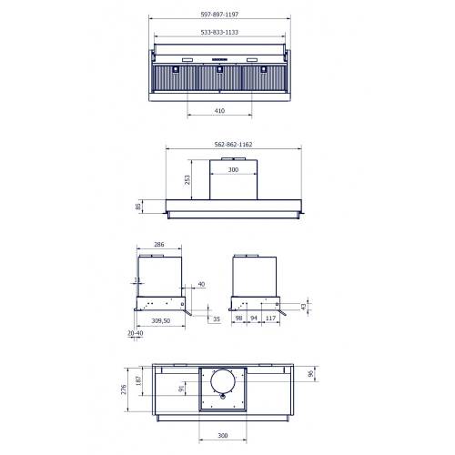 Electrolux KFEC16X cappa