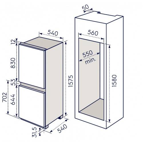 Electrolux KNT1LF16S frigorifero