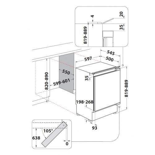 Indesit INBUF031 frigorifero