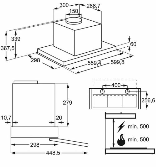 Electrolux LFP326X cappa