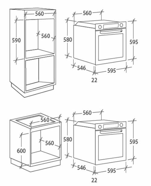 Candy CA6 P5G3HTX forno