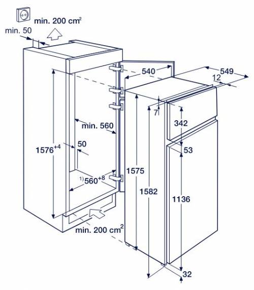 Electrolux KTS5LE16S frigorifero