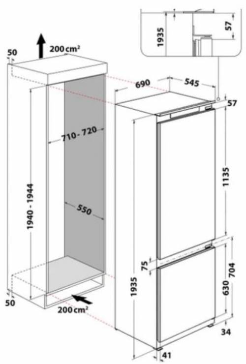 Whirlpool SP40 810 2 frigorifero