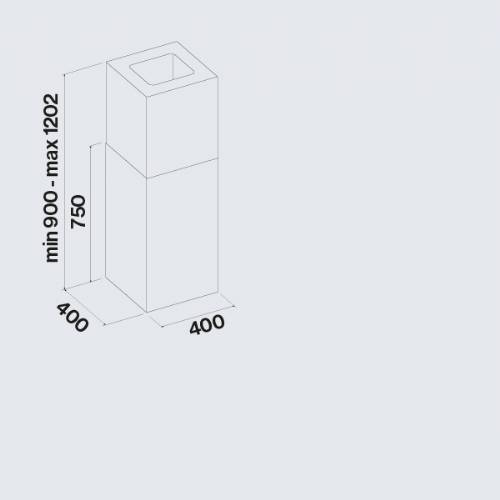 Falmec MIRA PLUS cappa bianca a isola