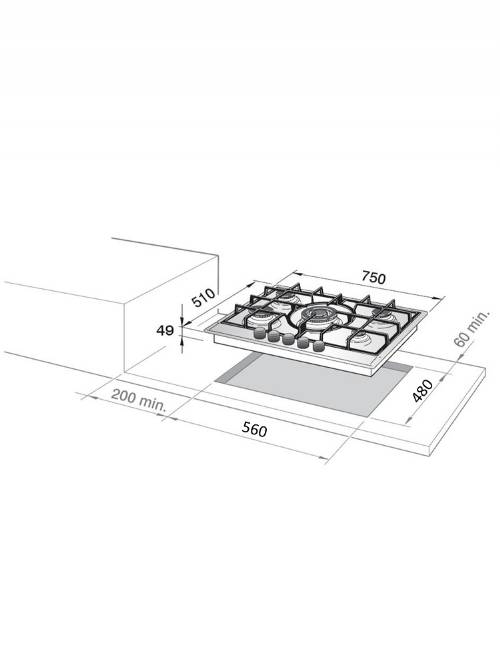 De Longhi NSL 575 X piano cottura
