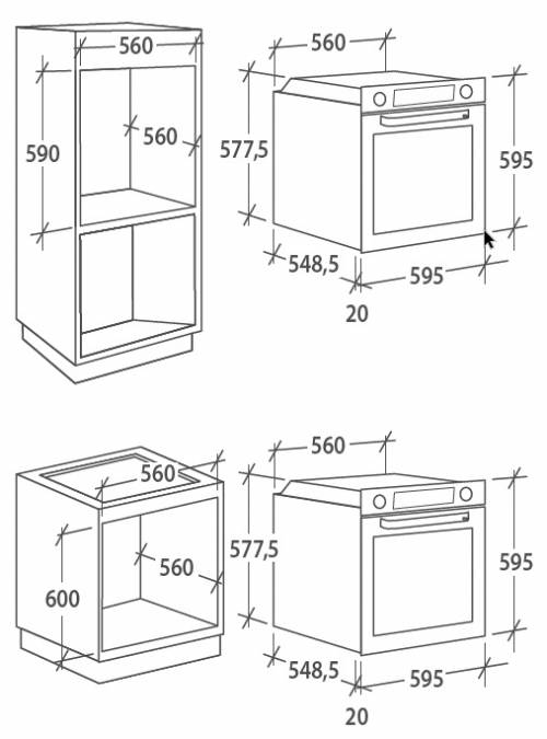 Candy FIDC N602IT forno