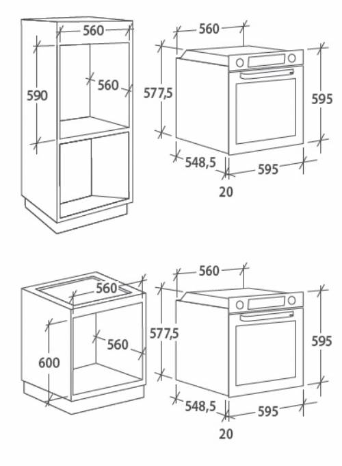 Candy FMCIDC N602/CA forno
