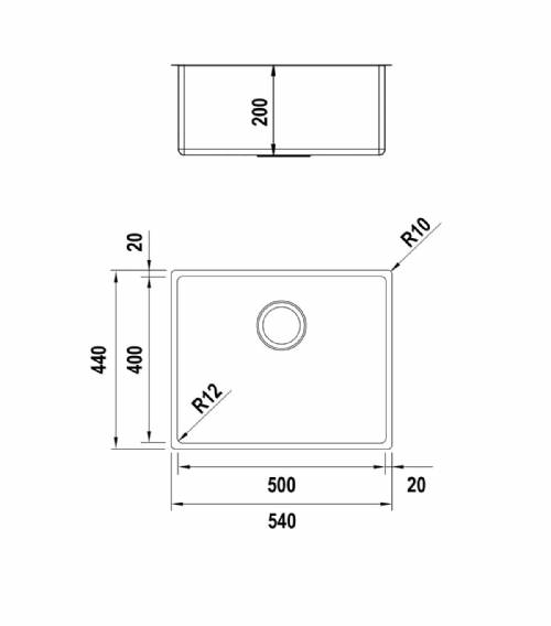 Schock TECN100L NEW TECHNICK N100L lavello