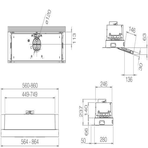Elica CIAK 2.0 S GR/A/90 PRF 0181903 cappa