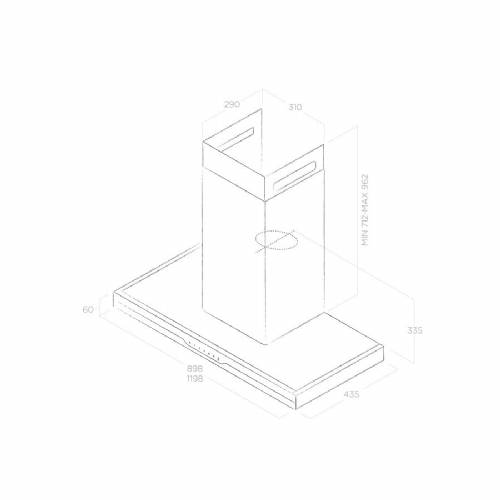 Elica METEORITE IX/A/120 - PRF0147273 cappa