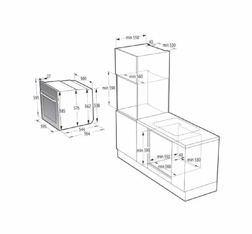 Gorenje BPSA6747A08X forno
