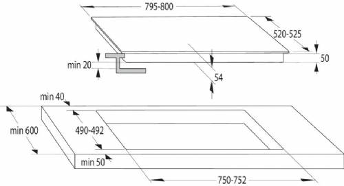 Gorenje IS846BG piano cottura