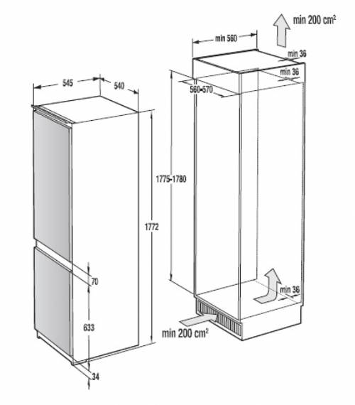 Gorenje RKI4181E3 frigorifero