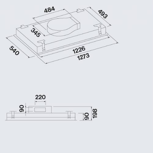 Falmec STELLA PLUS cappa inox cm 120