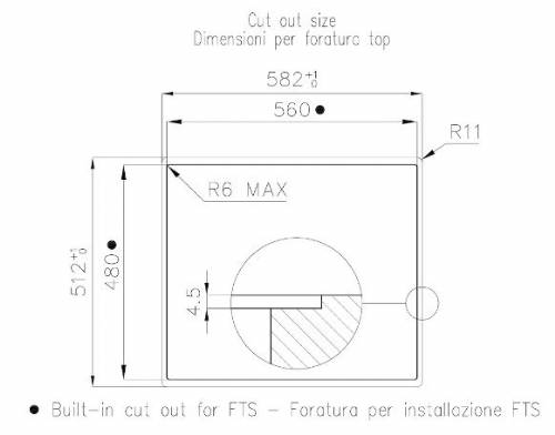 Foster 7381 646 piano cottura