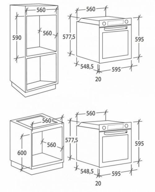 Candy FIDC X602/CA forno