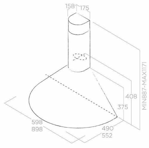 Elica TONDA IX F/90 - 2937999C cappa