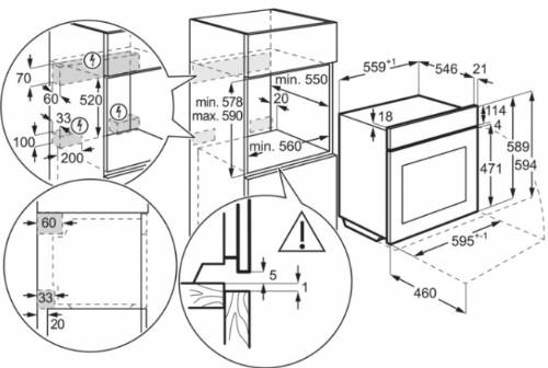 Aeg BPK642020M forno