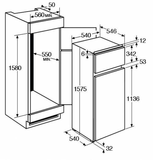 Aeg SDB416E1AS frigorifero