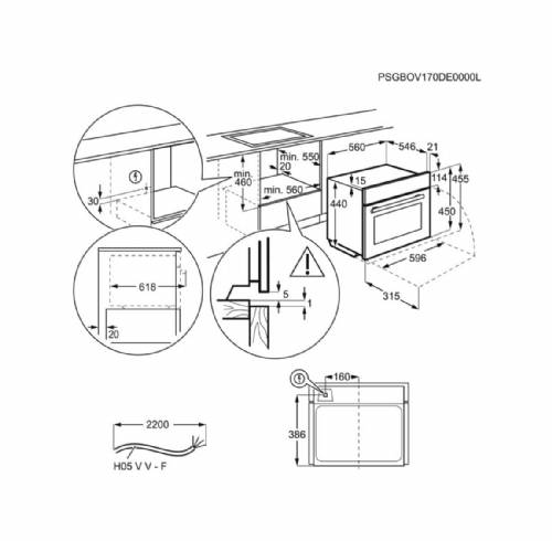 Aeg KSK782280M forno