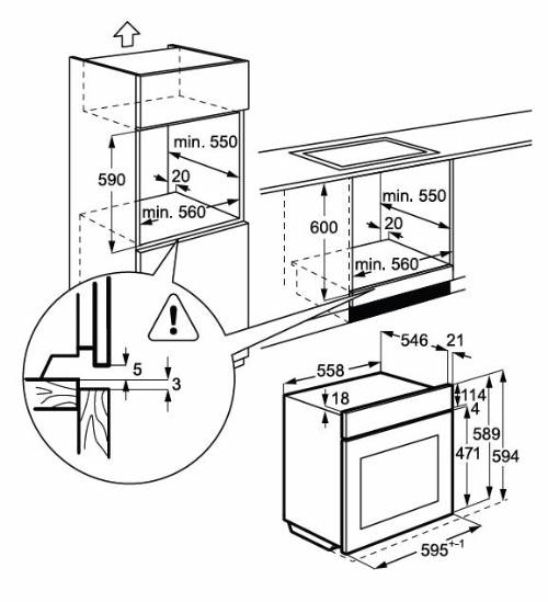 Aeg BPK742280B forno