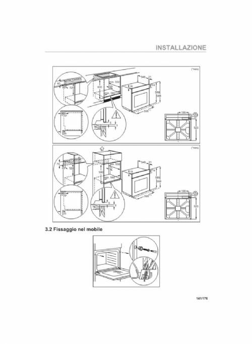 Aeg BSK572360M forno