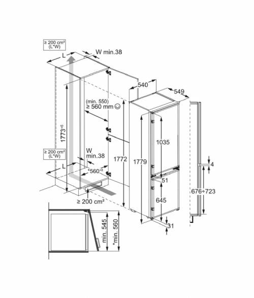Aeg OSC5S181ES frigorifero