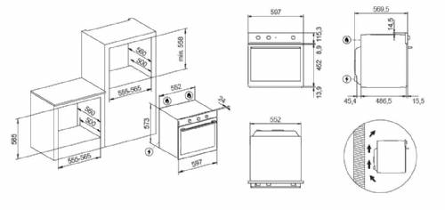 Schock SFC97BKV CONTEMPORANEO forno