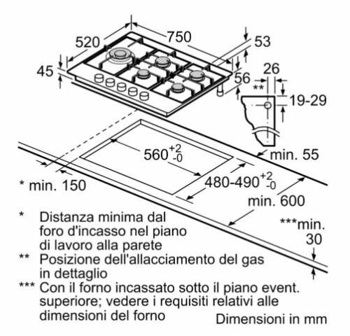 Bosch PCS7A5I90 piano cottura