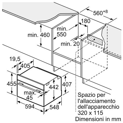 Siemens CS736G1B1 forno