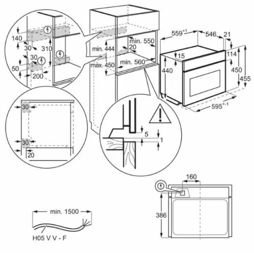 Aeg KMK365060M forno
