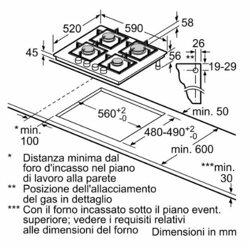 Bosch PNP6B6K40 piano cottura