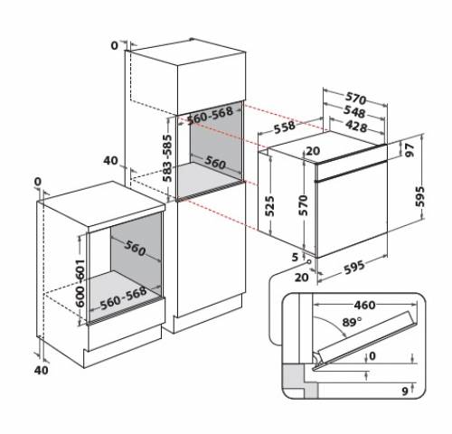 Hotpoint HAO 435H B forno
