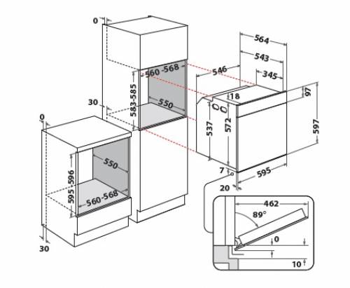 Hotpoint HAOI4S8HM0XA forno