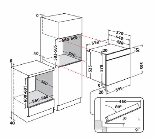 Whirlpool OMR58HU1B forno