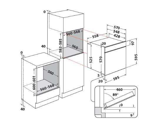Hotpoint HAO 275P X forno